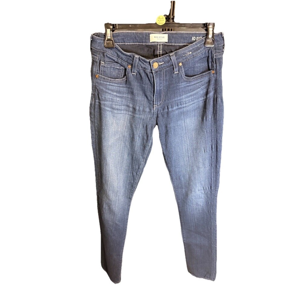 Big Star Alex Skinny Jeans Womens Size 10 Dark Wash Blue Denim Mid-Rise Stretch